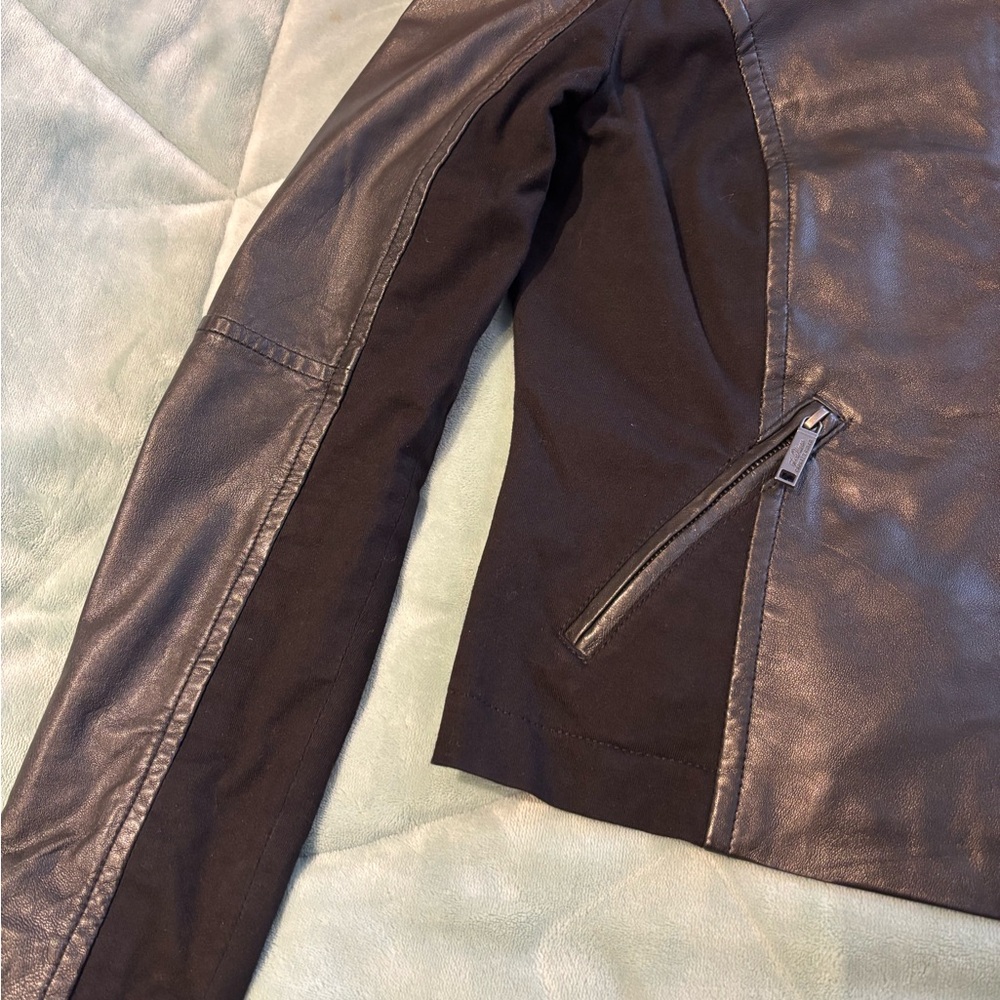 Real leather lined jacket - Picture 6 of 7